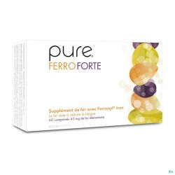 Pure Ferro Forte Comprimés 60