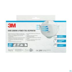 3m Aura Masque Prot. Respir. Ffp2 9320d+ Pack 5