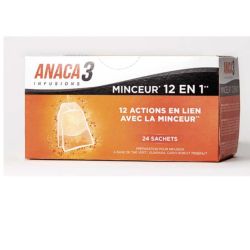 Anaca3 Infusion Minceur 12 en 1 Sachets 24