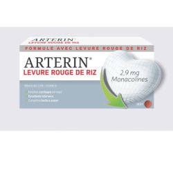 Arterin Levure de Riz Rouge 180 Comprimés