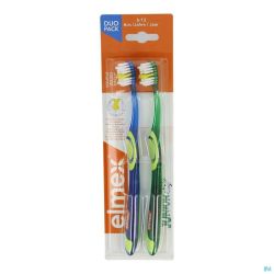 Elmex Brosse A Dents Junior 6-12 Ans Souple Duopac