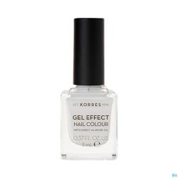 Korres Km Gel Effect Nail 01 Blanc 11ml