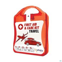 First Aid Travel Kit Red Box 20 Prod.