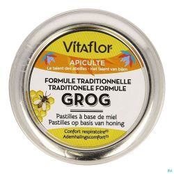 Vitaflor Grog Formule Traditionnelle Pastilles au Miel
