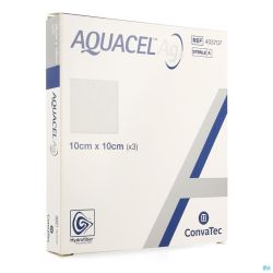 Aquacel Ag Ster 10x10cm 403707 3 Pièce
