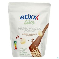 Etixx Live Vegan Protein Porridge Banana-Choco Poudre 550g