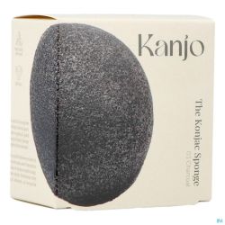 Kanjo Thé Konjac Sponge 01 Charcoal