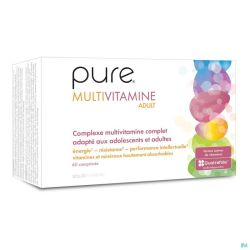 Pure Multivitamine Adult Comprimés 60
