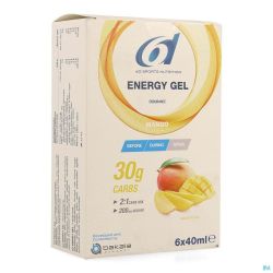 6d Sixd Energy Gel Mango 6x40ml