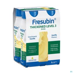 Fresubin Thickened Level 3 Drink Vanille 4x200ml