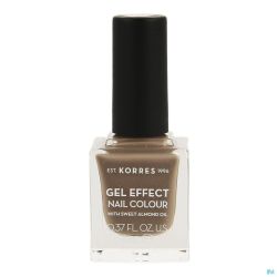 Korres Km Gel Effect Nail 95 Stone Grey 11ml