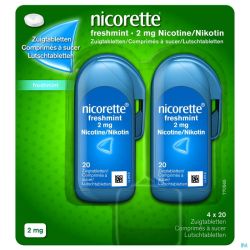 Nicorette Freshmint 80 Comprimés A Sucer 2 Mg
