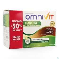 Omnivit Hair Pro Nutri Repair Comprimés 180