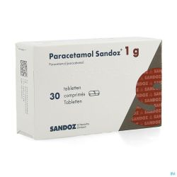 Paracetamol 1Gr Sandoz 30 Comprimés