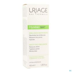 Uriage Hyseac Mat Gel Crème Peaux Grasses 40 Ml