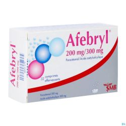Afebryl 200mg/300mg Comprimés Effervescents 32