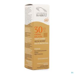 Alga Maris Crème Solaire Visage Ip30 Dorée 50ml