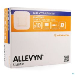 Allevyn Pans Adh Hydrocel. 7,5x 7,5cm 10 66800009