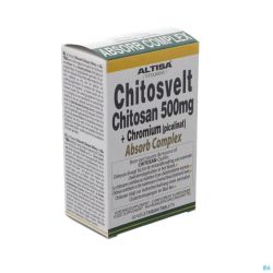 Altisa Chitosvelt Chitosan 500mg+chrome Tabl 30