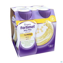 Fortimel Jucy Plus Poire Fleur Sur. 4x200ml 185088