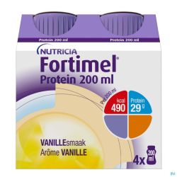 Fortimel Protein 200ml Vanille 4x200ml
