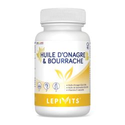 Lepivits Huile Onagre & Bourrache Bio 90 Gélules