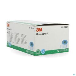 Micropore S 3m Sparadrap 2,5x500cm 12