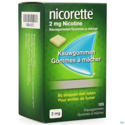 Nicorette Chewing-gum Classic 105 Comprimés 2 Mg