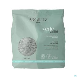 Argiletz Argile Verte Moulue Fine 1kg