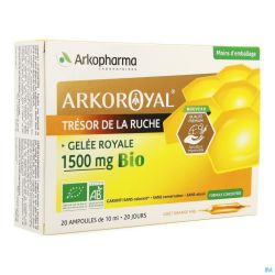 Arkoroyal Gelee Royale Bio 1500mg Ampoules 20x10ml