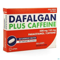 Dafalgan Plus Caffeine 500mg/65mg 20 Comprimés