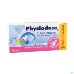 Physiodose Filtres Jetables pour Mouche-Bébé 10 Pièces