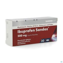 Ibuprofen Sandoz 30 Comprimés 200 Mg