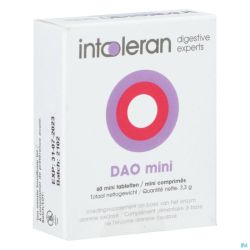 Intoleran Dao Mini Comprimés 60