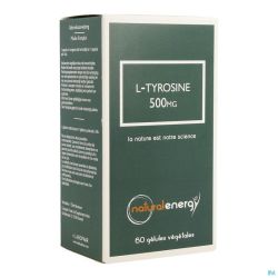 L-tyrosine Nat Energy 60 Gélules 500 Mg