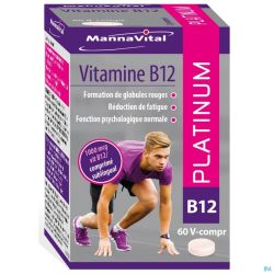 Mannavital Vitamine B12 Platinum V-comprimés 60