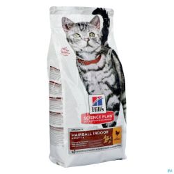 Science Plan Feline Adult Hairb.&indoor Chick. 3kg