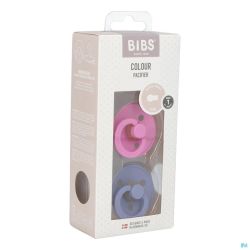 Bibs 1 Tetine Duo Bubblegum/peri