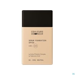 Couleurs De Noir Serum Fdt Spf30 02 Cool Neut.30ml
