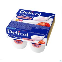 Delical Le Brasse Fraise 4x200g