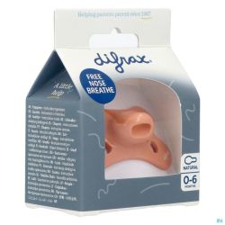 Difrax Sucette Natural 0-6m Uni Peachy