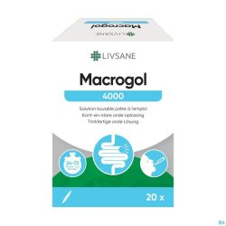 Livsane Macrogol 4000 10g Sachets Unidoses 20x20ml