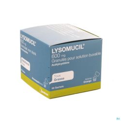 Lysomucil 60 Sachets 600 Mg S Sucre