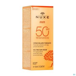 Nuxe Sun Crème Fondant Haute Prot. Visage Ip50 50ml
