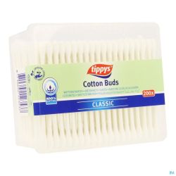 Tippys Coton Tiges en Papier Boite de 200