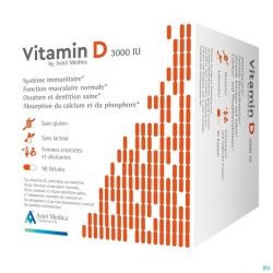 Astel Vitamin D 3000iu Gélules 90