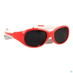 Eureka Care Lunette Soleil Enfants. Rouge-blanc 12-24m