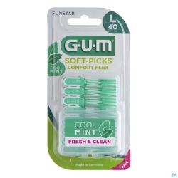 Gum Soft Picks Comfort Large 40 Pièce 