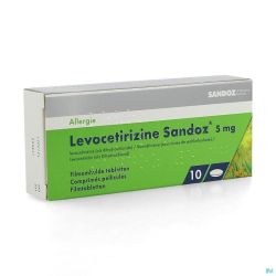 Levocetirizine Sandoz 10 Comprimés 5 Mg