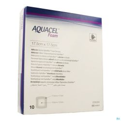Aquacel Pans Mousse Adh Hydrofiber 17,5x17,5cm 10